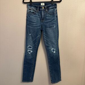 J Crew Vintage Straight Jeans 25T